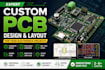 design custom pcb layouts for your electronics project