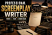 write a professional movie script, screenplay, film script or short film script