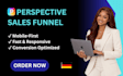 build a high converting perspective landing page funnel
