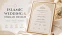 design islamic wedding invitations and nikkah certificates
