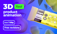 create 3d product animation and cgi commercials