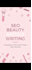 write beauty and skincare blog articles