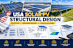 deliver rooftop ground mount solar pv structural design calculations
