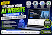 upload your ai website to hosting and make it live