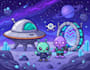 intergalactic pixel art 2d