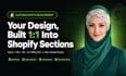 develop custom shopify website, copy, clone, design, pixel perfect shopify store
