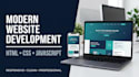 build a custom responsive website with HTML CSS and javascript
