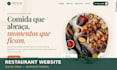create a responsive restaurant website with digital menu
