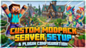 setup minecraft server and custom modpack