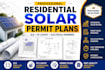 design residential solar permit plans and sld