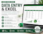 do accurate data entry and excel spreadsheet work