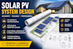 design solar pv systems, pv layouts and electrical drawings