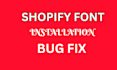 do shopify font installation, shopify store expert