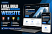 build a modern responsive website using HTML,CSS ,javascript,and react