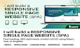 build a responsive single page website or react application spa