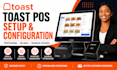 set up toast pos system menu inventory ordering integration