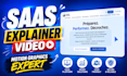 create a professional motion graphics, saas explainer video