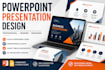 design a professional powerpoint presentation and slides