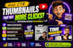 design high CTR youtube thumbnails that boost your views