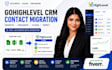import migrate contacts to gohighlevel CRM custom fields tags setup
