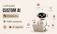 develop custom ai solutions with ai agents and rag chatbots and llms