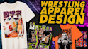 create pro wrestling t shirt design