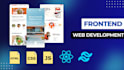 do website development, frontend web development