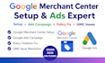 setup google merchant center do ads campaign fix policy violation and gmc issue