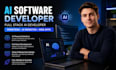 ai software developer, full stack ai developer, frontend, ai website development