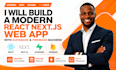 build a modern react next js web app with supabase firebase backend