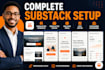 fully setup substack, substack expert optimize substack post and newsletter