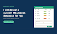 design a custom ms access database with forms and reports