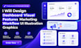 design dashboard visual features marketing workflow ui illustration graphics