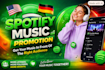 do USA spotify promotion ads german spotify campaign