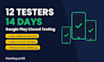 test your android app manually and report bugs with screenshots