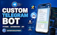 develop a custom telegram bot with python automation
