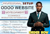 be your odoo website expert, odoo erp ecommerce developer, customize odoo module