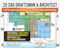 be your architect, cad draftsman for 2d floor plans  ,draftsman