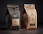 create a coffee bag, packaging and label sticker design