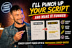 punch up your comedy script and make it funnier