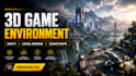 create 3d game environment, unity 3d level design and game map