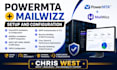 setup and configure powermta and mailwizz email server