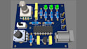 design custom car led, sequential turn signal and controller pcb, using easyeda