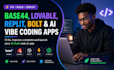 fix, build and deploy base44 lovable replit bolt ai vibe coding apps