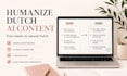 humanize and edit your ai generated dutch content