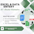 do excel data entry with ai assisted data cleaning and automation