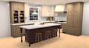 design kitchen cabinet in 2020 design with 2d plans, elevations and 3d renders
