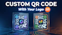 design custom professional qr code with logo in 24 hours