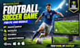 develop 3d football soccer game with multiplayer in unity