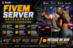 create a premium fivem esx server with custom scripts